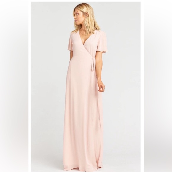 Show Me Your MuMu Dresses & Skirts - Show Me Your Mumu Noelle Wrap Dress, Dusty Pink size XS